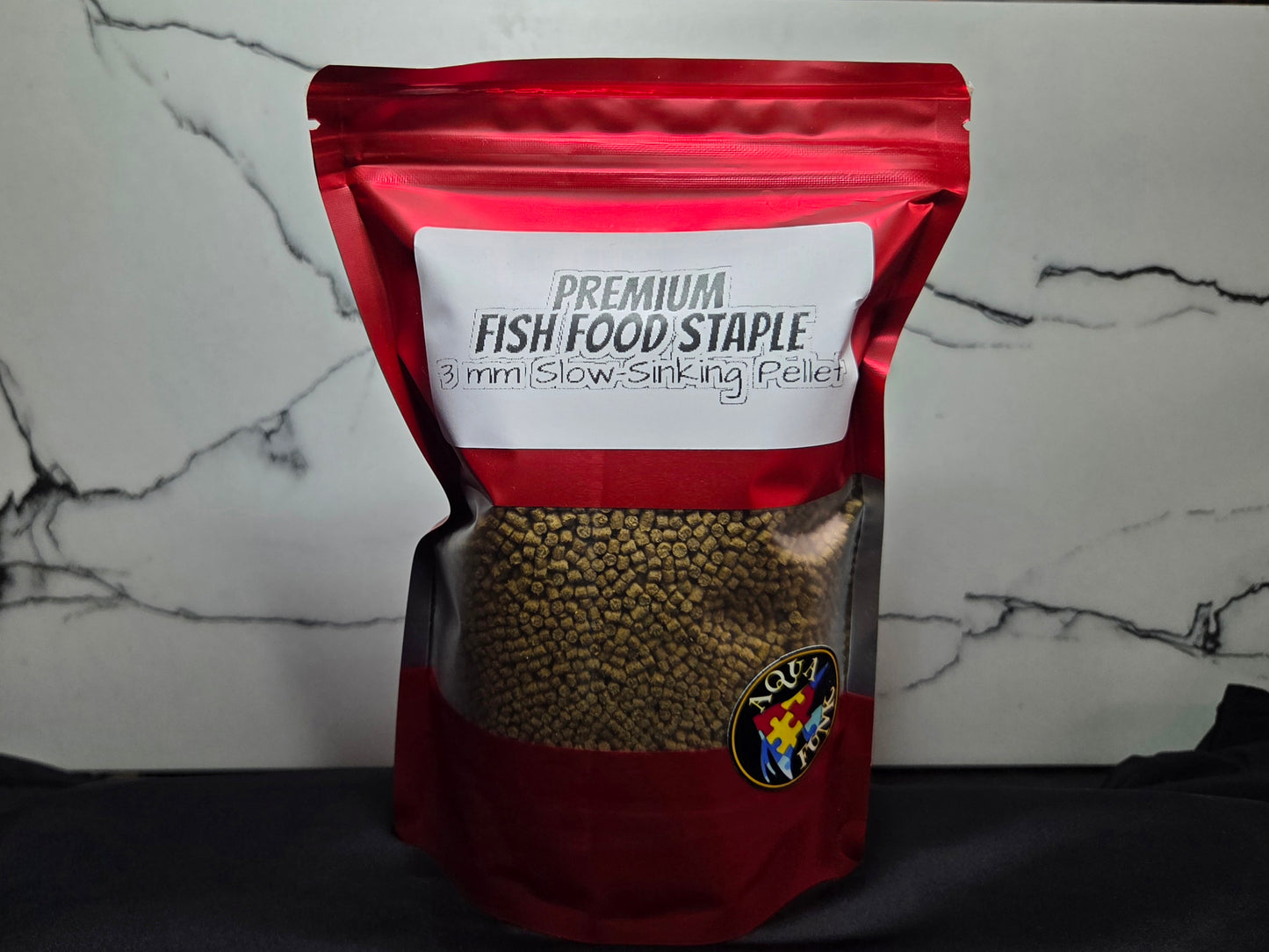 PREMIUM FISH FOOD STAPLE-Slow Sinking Pellet [1LB]