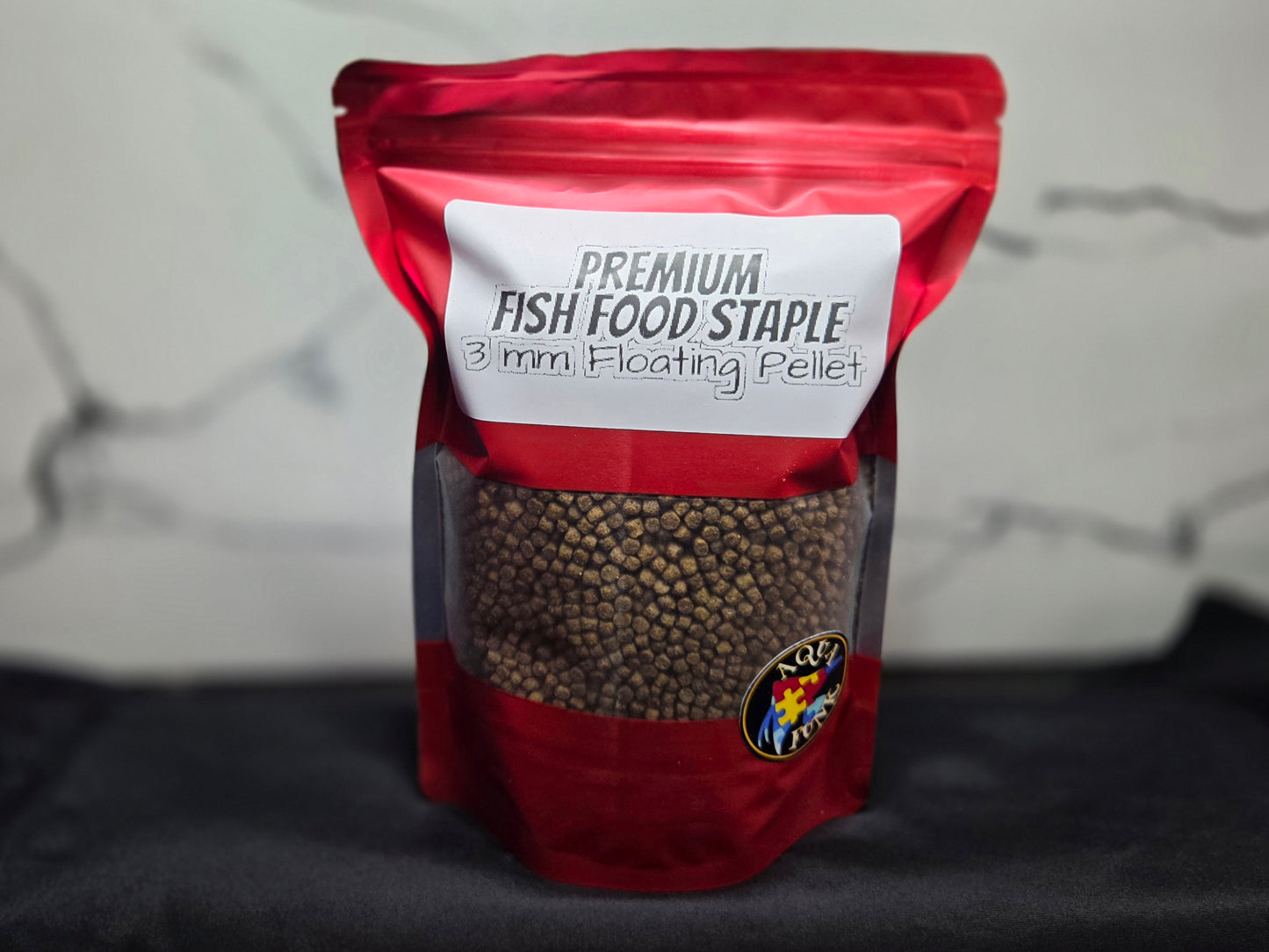 PREMIUM FISH FOOD STAPLE-3mm Floating Pellet [1LB]