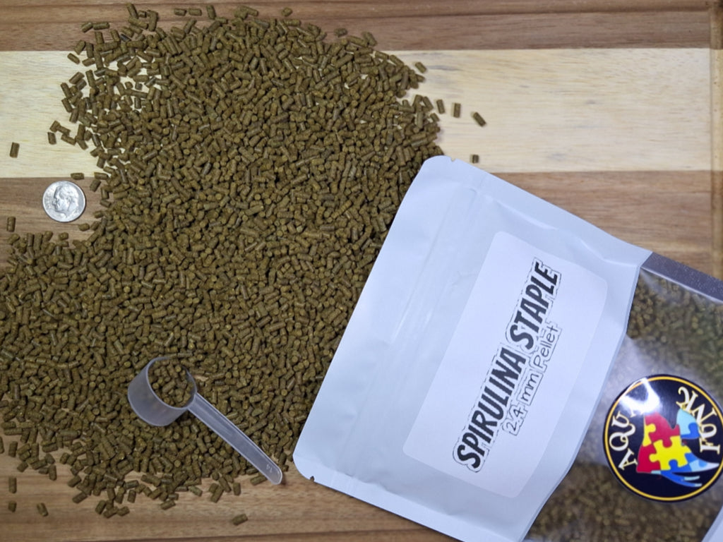 SPIRULINA STAPLE-2.4 mm Pellet [1LB]