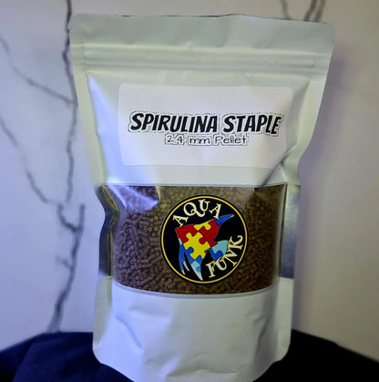 SPIRULINA STAPLE-2.4 mm Pellet [1LB]